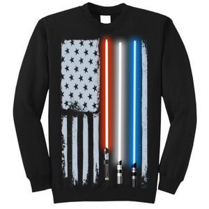 American Lightsaber Flag Sweatshirt