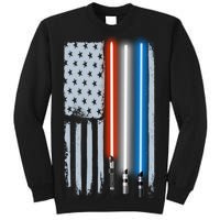 American Lightsaber Flag Sweatshirt