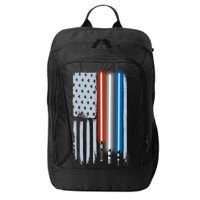 American Lightsaber Flag City Backpack