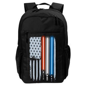 American Lightsaber Flag Daily Commute Backpack