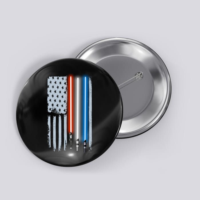 American Lightsaber Flag Button