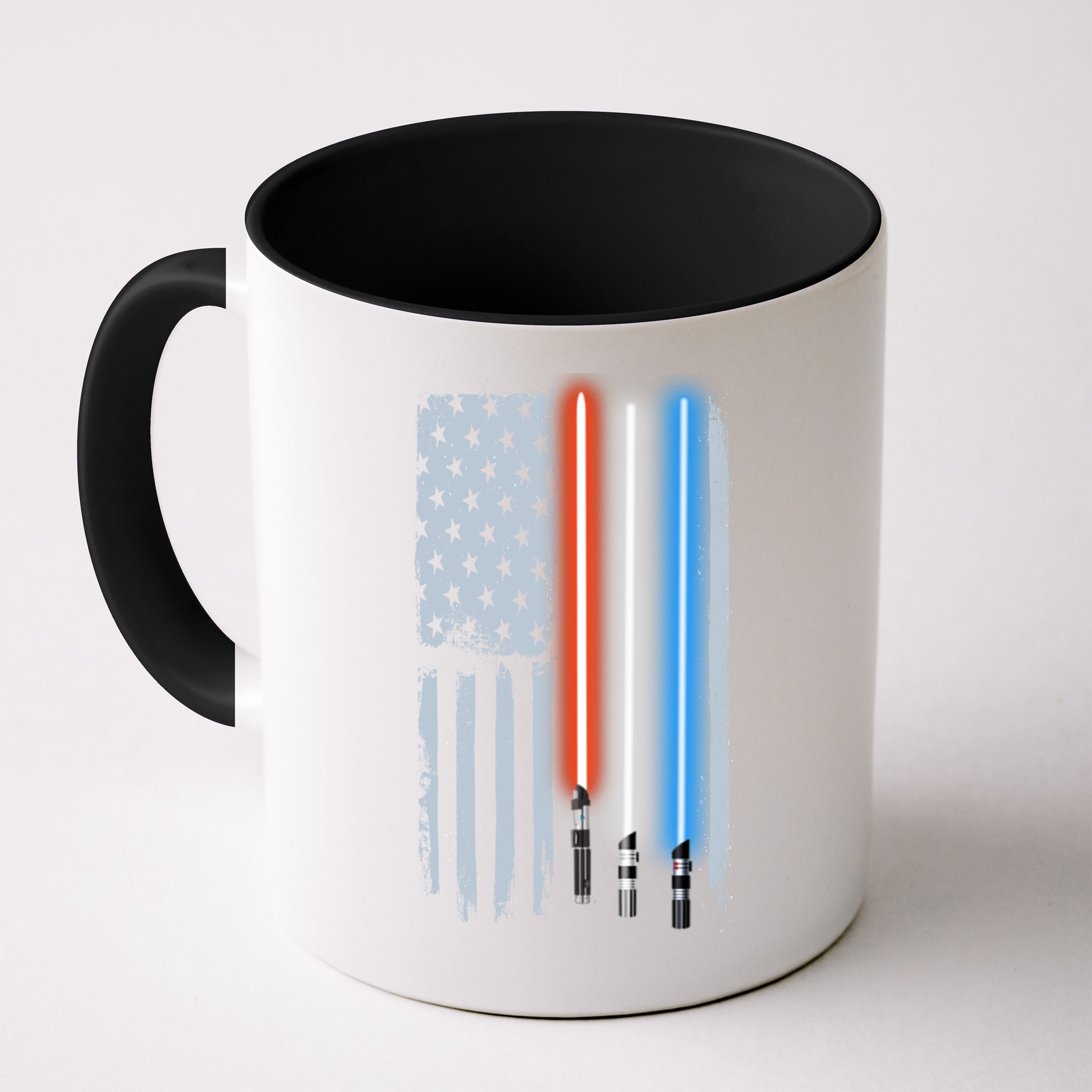 American Lightsaber Flag Mug