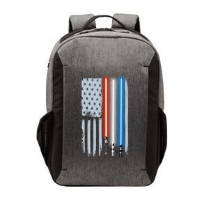 American Lightsaber Flag Vector Backpack