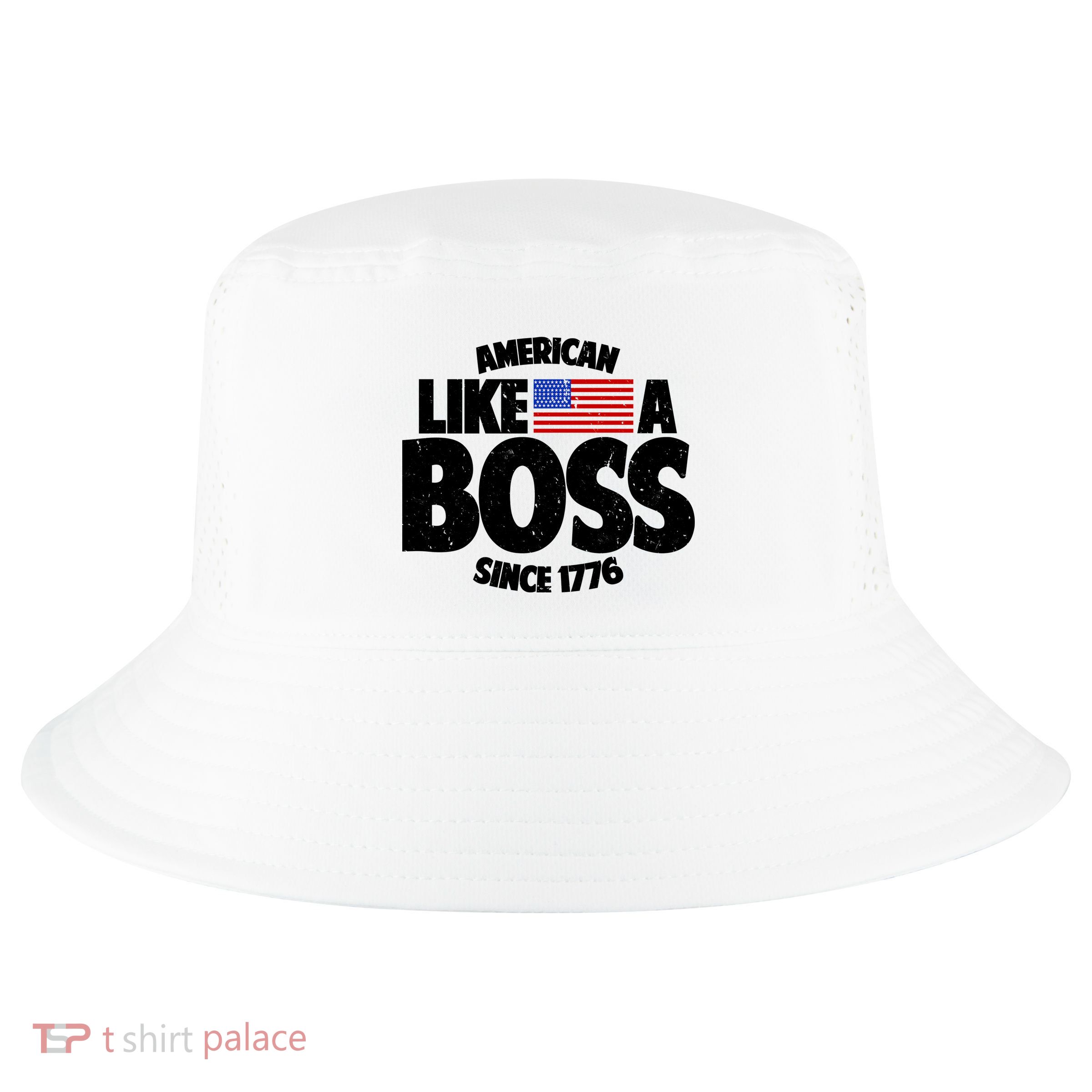 American Like A Boss Since 1776 Cool Comfort Performance Bucket Hat