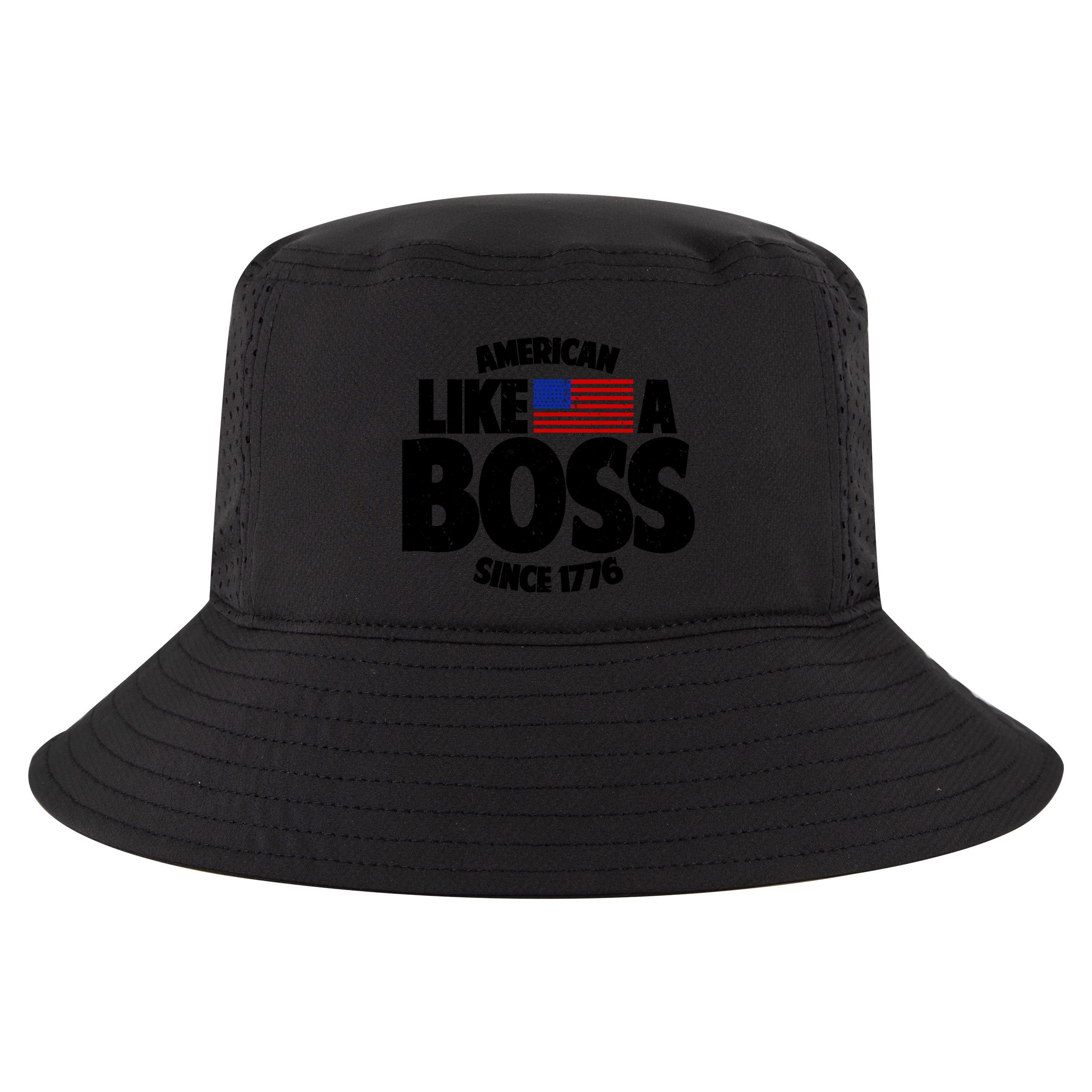 American Like A Boss Since 1776 Cool Comfort Performance Bucket Hat