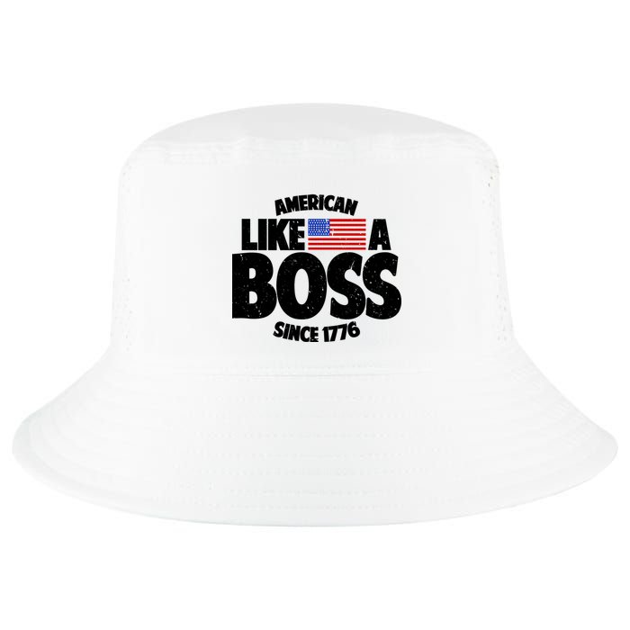 American Like A Boss Since 1776 Cool Comfort Performance Bucket Hat