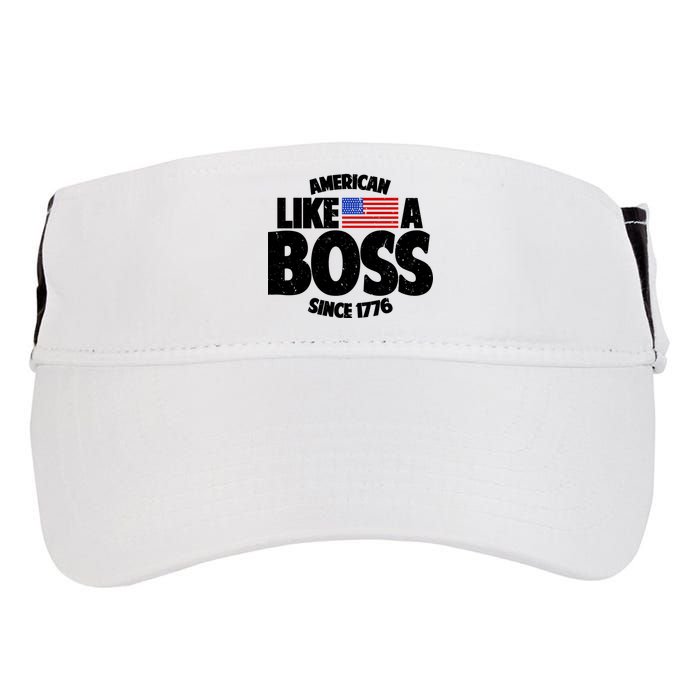 American Like A Boss Since 1776 Adult Drive Performance Visor