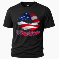 American Lips Cooling Performance Crew T-Shirt