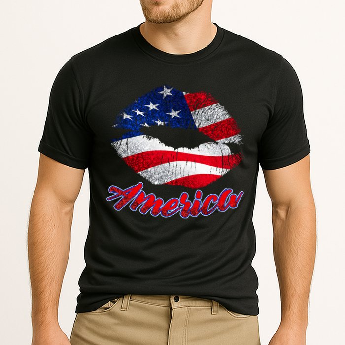 American Lips Cooling Performance Crew T-Shirt