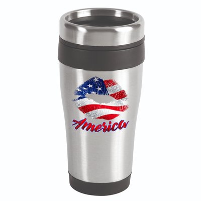 American Lips 16oz Travel Tumbler