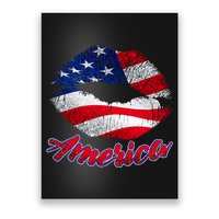 American Lips Poster