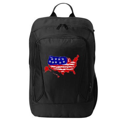 American Map With Bullet Holes 2nd Amendment City Backpack