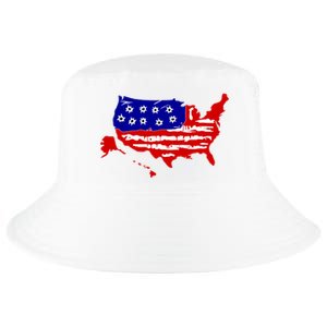 American Map With Bullet Holes 2nd Amendment Cool Comfort Performance Bucket Hat