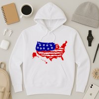 American Map With Bullet Holes 2nd Amendment Hoodie