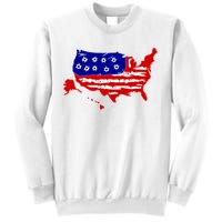 American Map With Bullet Holes 2nd Amendment Sweatshirt