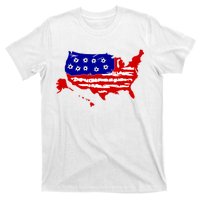 American Map With Bullet Holes 2nd Amendment T-Shirt