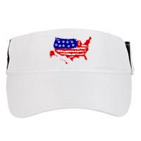 American Map With Bullet Holes 2nd Amendment Adult Drive Performance Visor