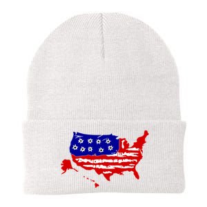 American Map With Bullet Holes 2nd Amendment Knit Cap Winter Beanie