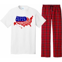 American Map With Bullet Holes 2nd Amendment Pajama Set