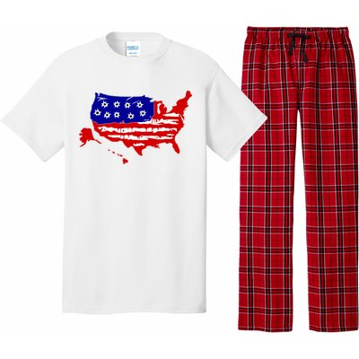 American Map With Bullet Holes 2nd Amendment Pajama Set