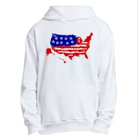 American Map With Bullet Holes 2nd Amendment Urban Pullover Hoodie