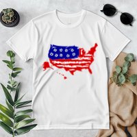 American Map With Bullet Holes 2nd Amendment Premium T-Shirt