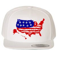 American Map With Bullet Holes 2nd Amendment Wool Snapback Cap