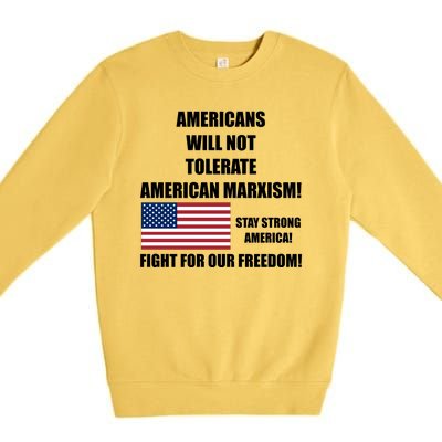 American Marxism Fight Against Premium Crewneck Sweatshirt