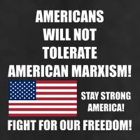 American Marxism Fight Against 7 Panel Mesh Trucker Snapback Hat