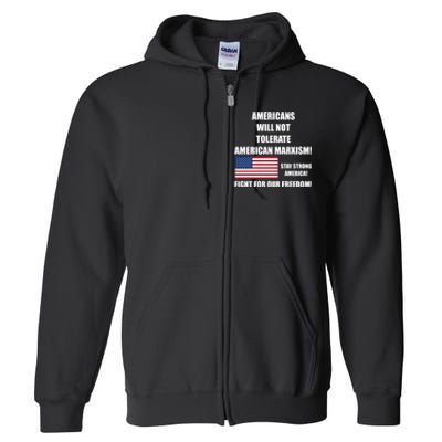 American Marxism Fight Against Full Zip Hoodie