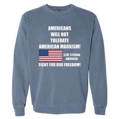 American Marxism Fight Against Garment-Dyed Sweatshirt