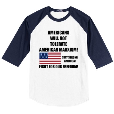 American Marxism Fight Against Baseball Sleeve Shirt