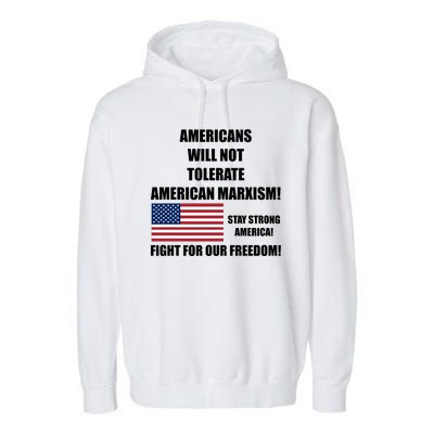 American Marxism Fight Against Garment-Dyed Fleece Hoodie