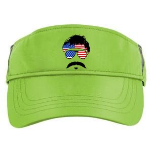 American Minshew Mustache Duval  Adult Drive Performance Visor