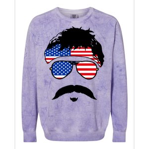 American Minshew Mustache Duval  Colorblast Crewneck Sweatshirt