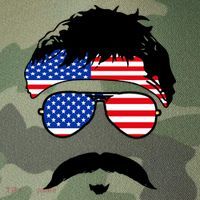 American Minshew Mustache Duval  Legacy Tie Dye Trucker Hat