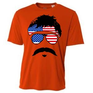 American Minshew Mustache Duval  Cooling Performance Crew T-Shirt