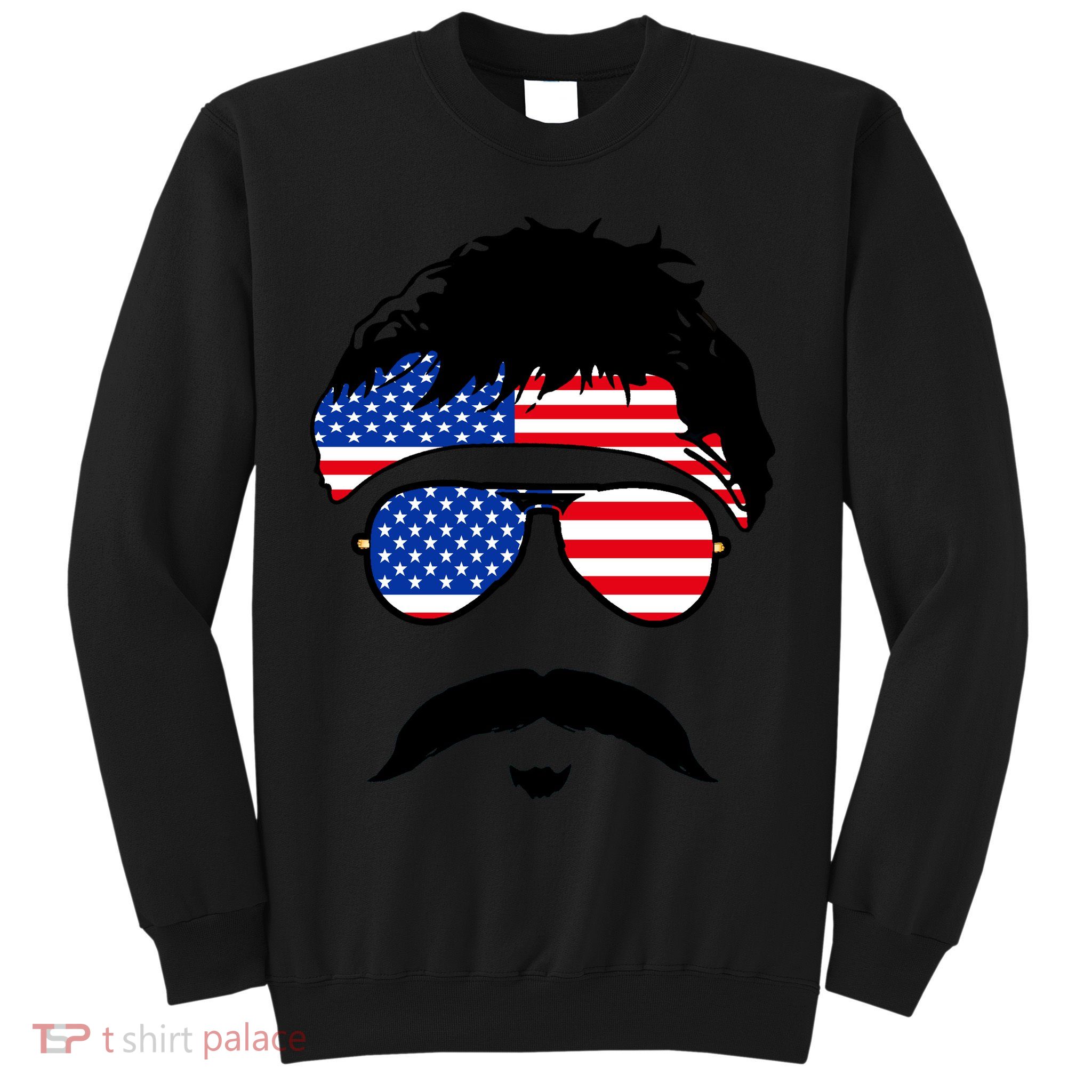 American Minshew Mustache Duval  Sweatshirt