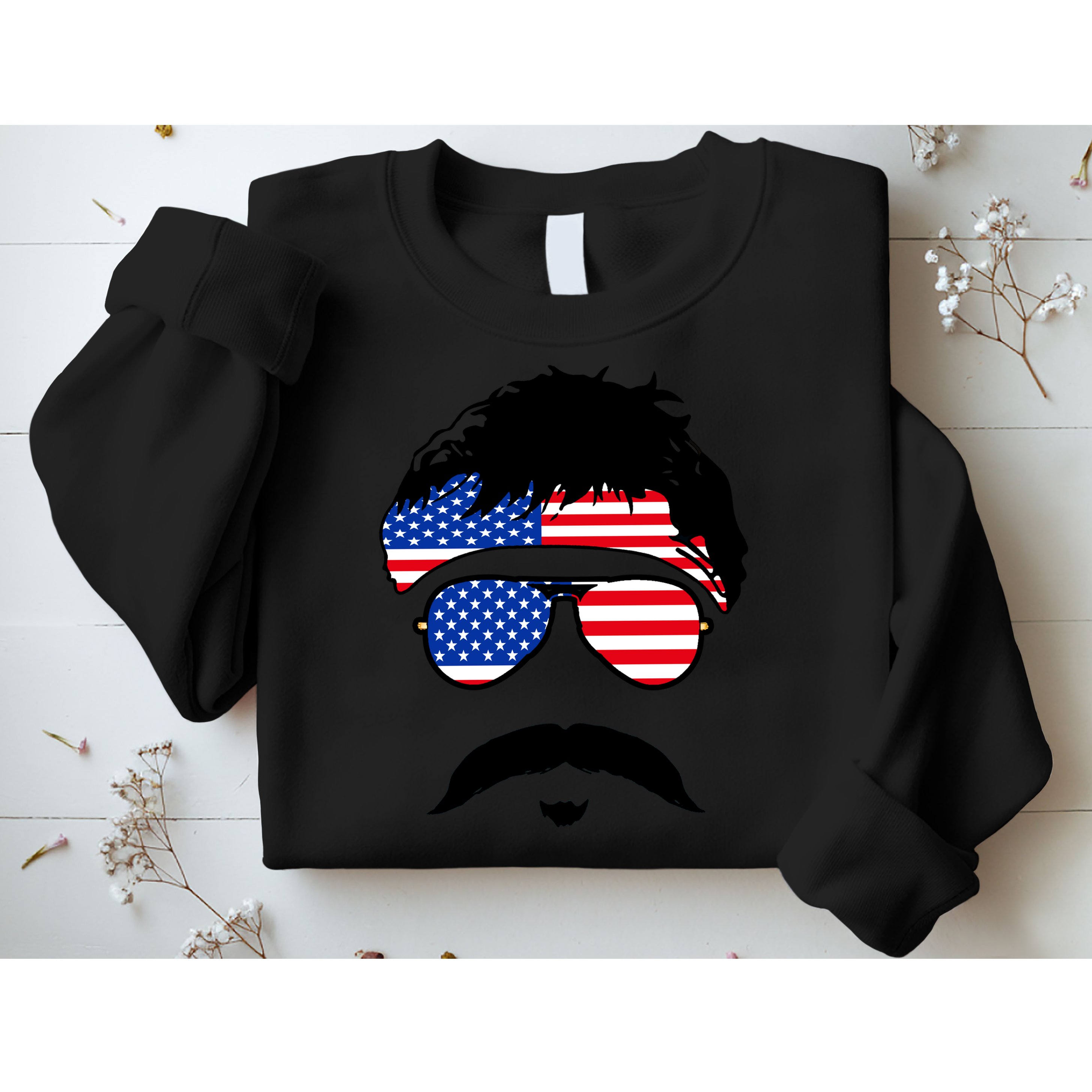 American Minshew Mustache Duval  Sweatshirt