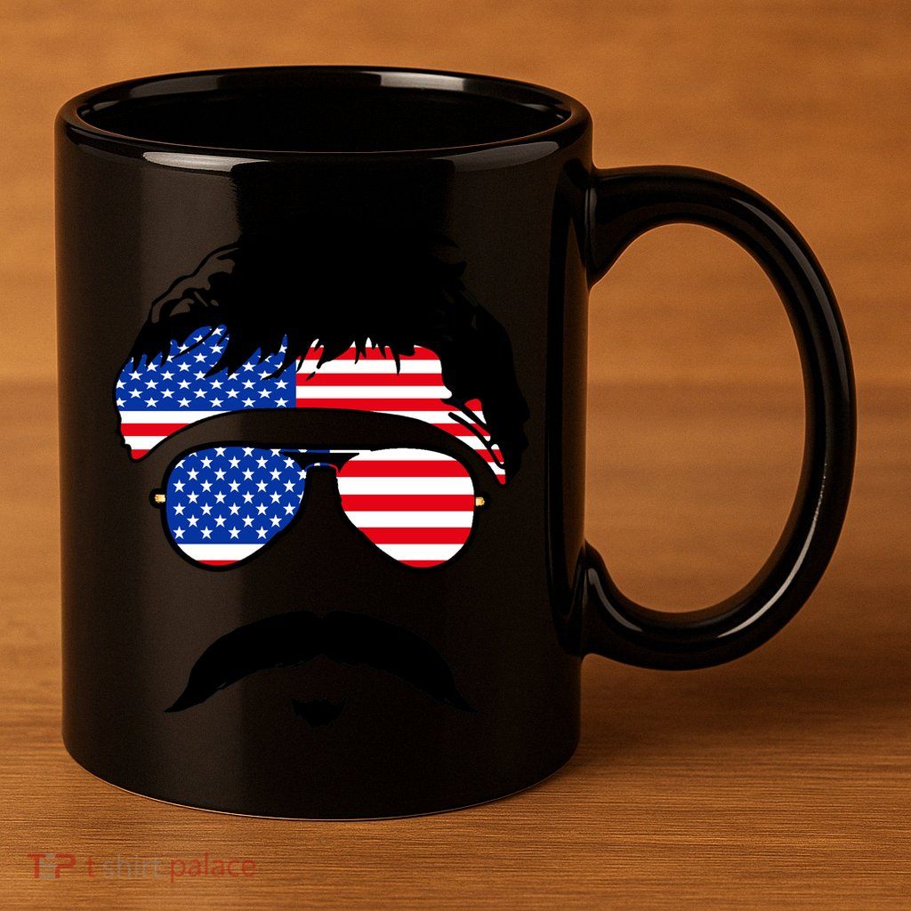 American Minshew Mustache Duval  11oz C Handle Ceramic Mug