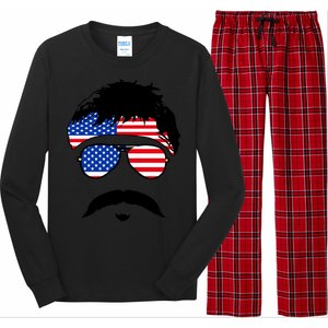 American Minshew Mustache Duval  Long Sleeve Pajama Set