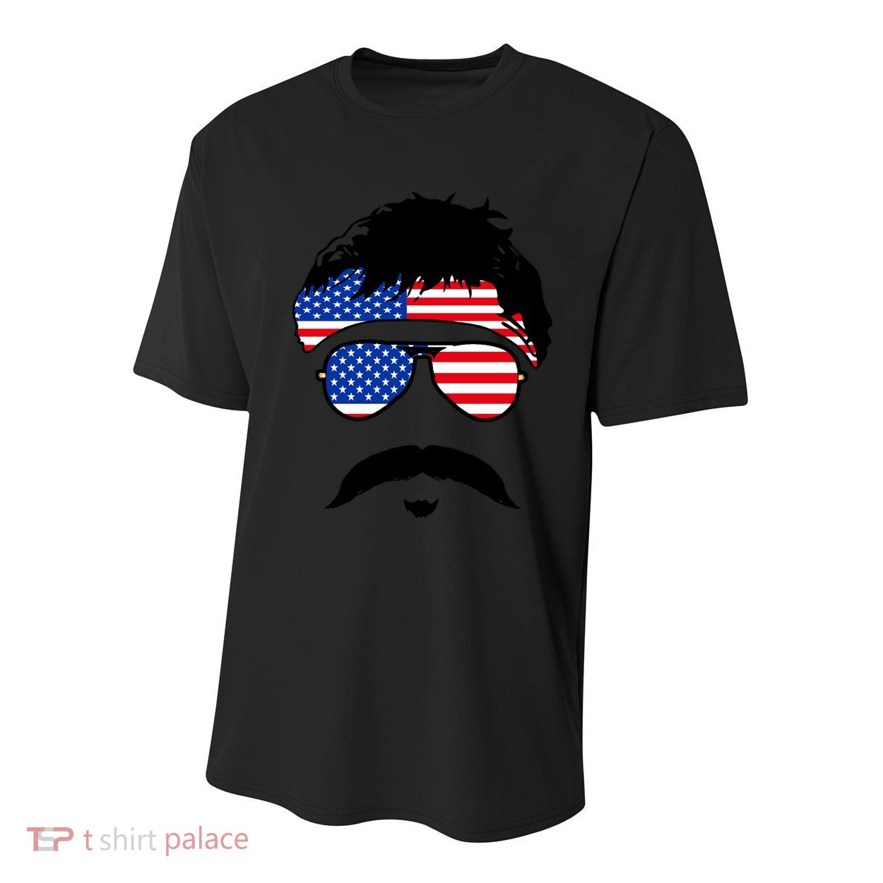 American Minshew Mustache Duval  Youth Performance Sprint T-Shirt