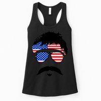 American Minshew Mustache Duval  Womens Tank Top