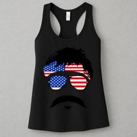 American Minshew Mustache Duval  Womens Tank Top