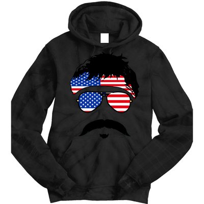 American Minshew Mustache Duval  Tie Dye Hoodie