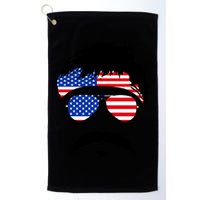 American Minshew Mustache Duval  Golf Towel