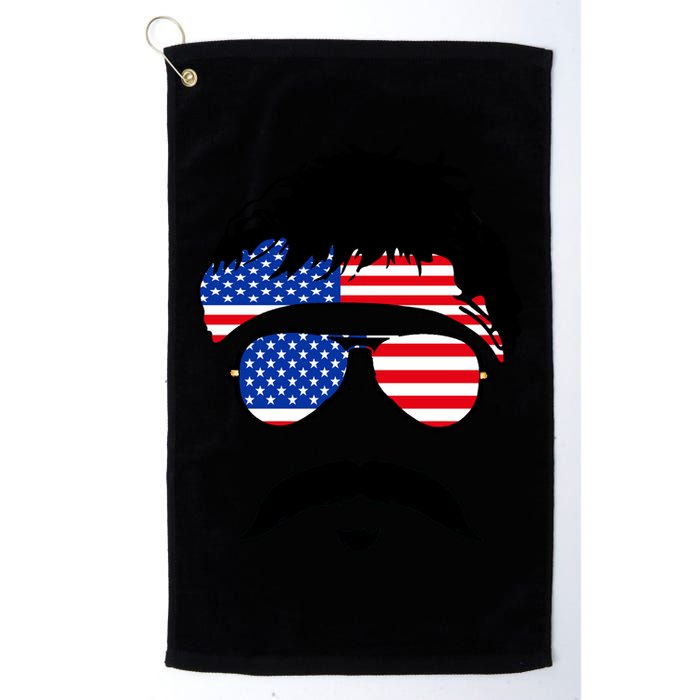 American Minshew Mustache Duval  Golf Towel
