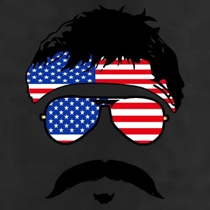 American Minshew Mustache Duval  Golf Towel