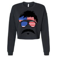 American Minshew Mustache Duval  Cropped Pullover Crew