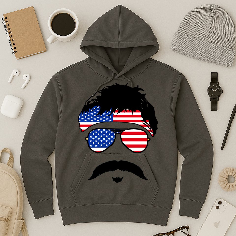 American Minshew Mustache Duval  Hoodie
